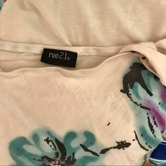 Cute One Shoulder Top By Rue 21 Medium - Picture 4 of 4